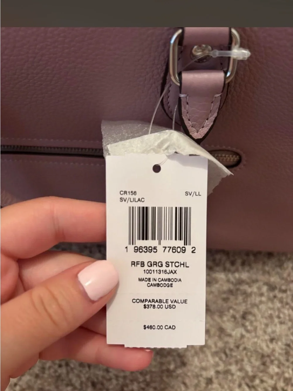 Coach leather satchel